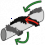 Double spiral rotor