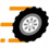 Self-propelled with wheels