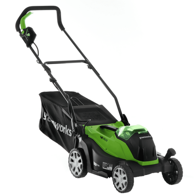 Greenworks G48LM36 48V battery powered lawn mower best deal on AgriEuro