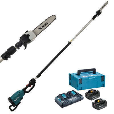 Makita DUA301 Battery powered Electric Pruner on Telescopic Pole