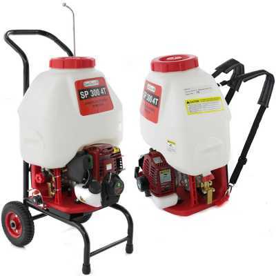 GeoTech SP 300 4T Petrol Sprayer Pump Shoulder Strap Trolley 4 stroke Petrol