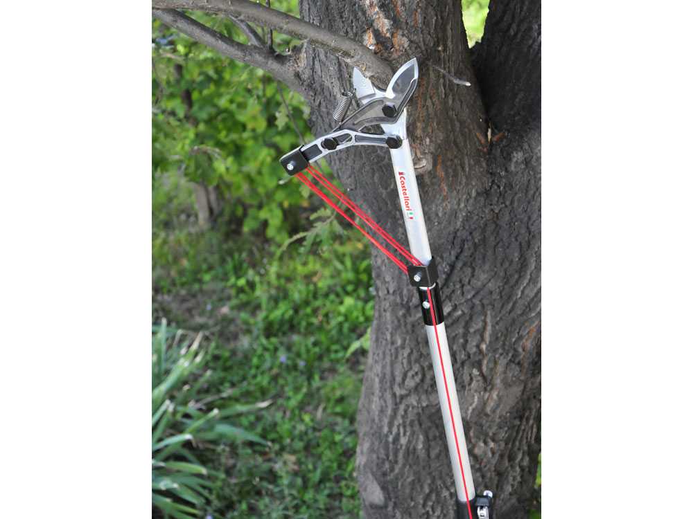 Castellari Tucano VG 6 Corded Pruning Shear Pruning Shears on 6 m telescopic pole