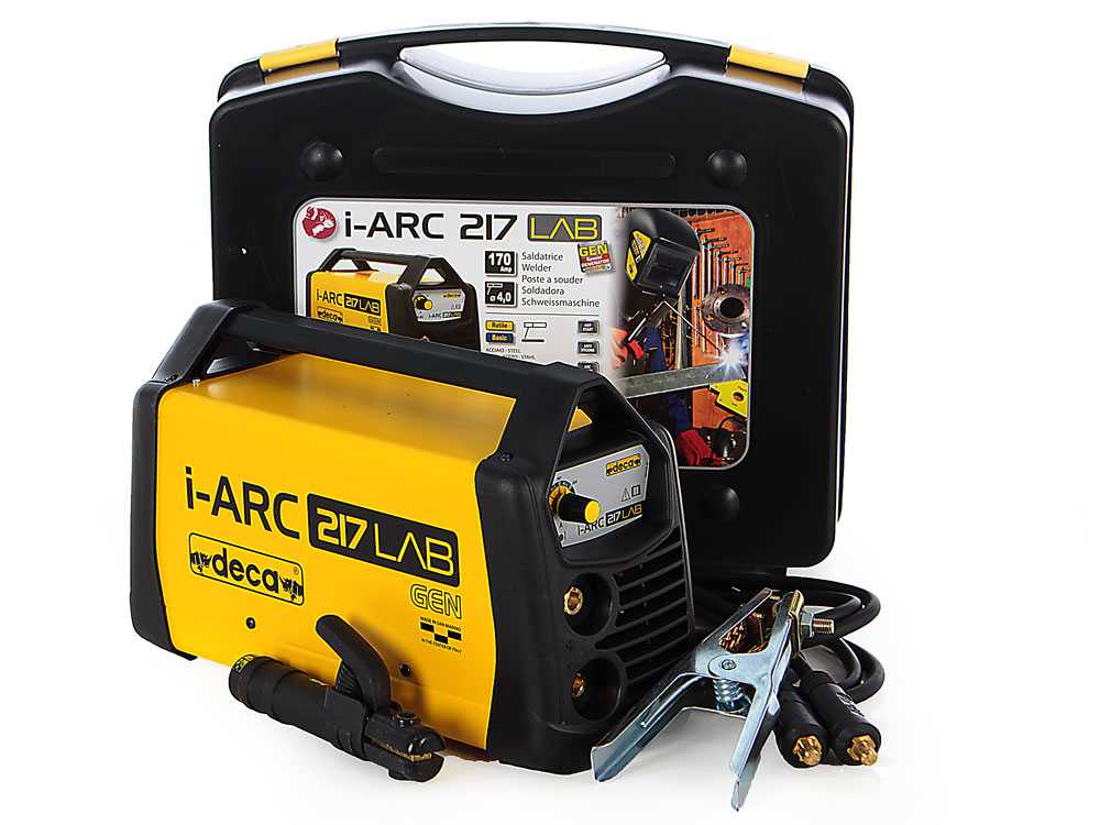 MMA Deca I ARC 217 LAB Inverter Welder best deal on AgriEuro