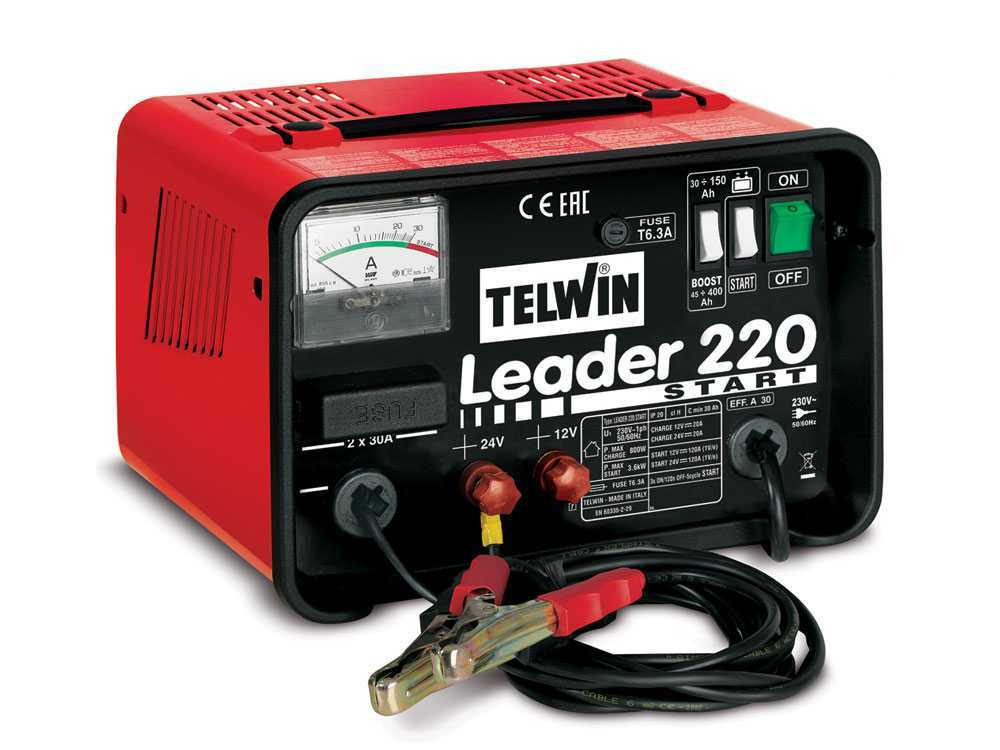 Battery charger for shop stop start cars