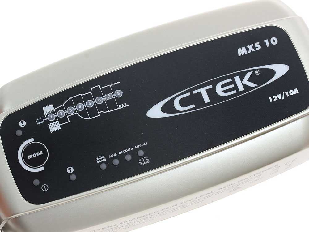 CTEK MXS 10 For larger vehicle batteries, supply function 20 Ah