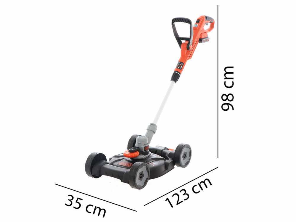 Black Decker STC1820CM Battery powered Edge Strimmer best deal