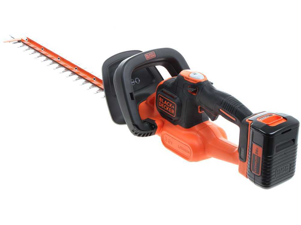 Black and decker cordless hedge trimmer 36v sales