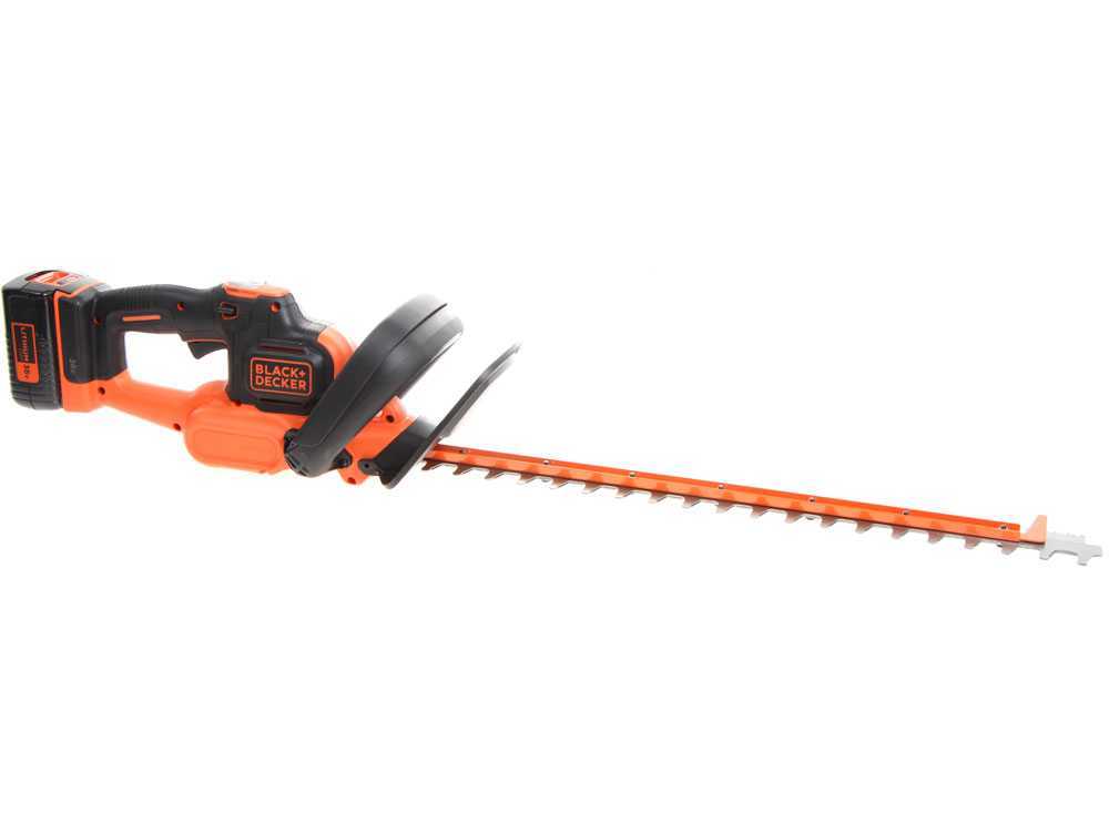 Black and decker hedge trimmer 2025 battery