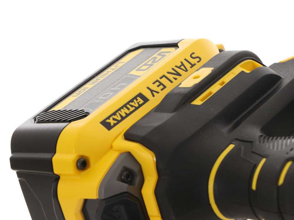 Stanley cordless online drill battery