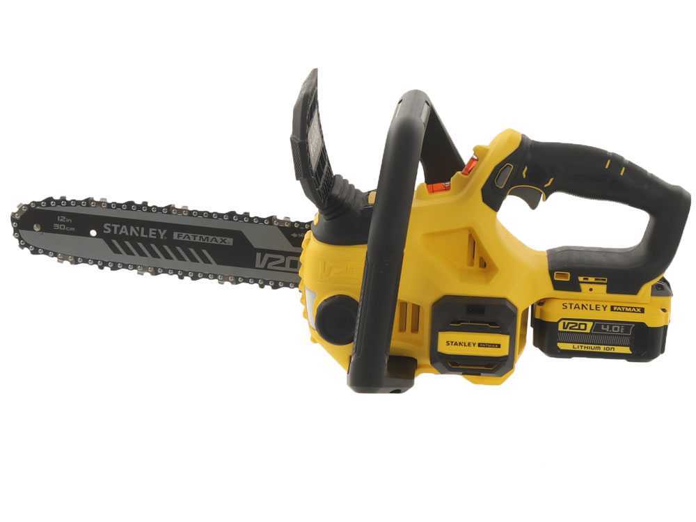 Stanley battery chainsaw discount