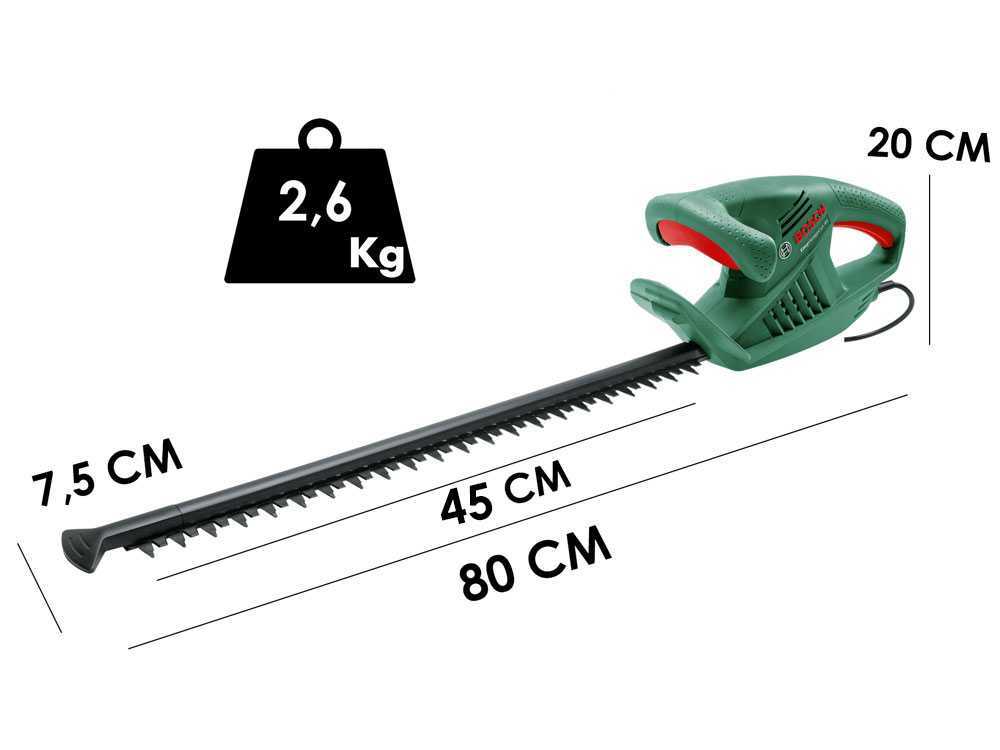 BOSCH Easy HedgeCut 45 Electric Hedge Trimmer best deal on AgriEuro