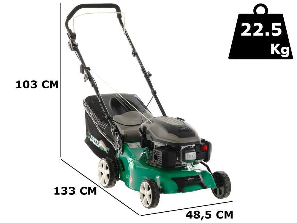 GreenBay GB LM 42 P Self propelled Lawn Mower 3 in 1 Y145V OHV Petrol Engine 145 cc