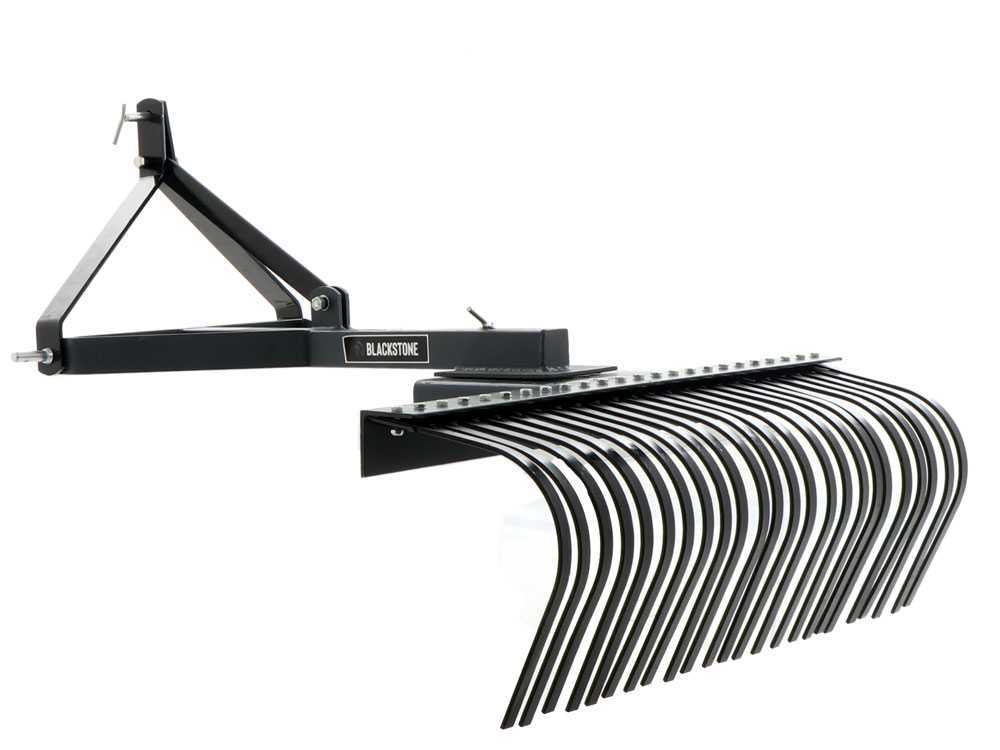 3 point outlet rock rake