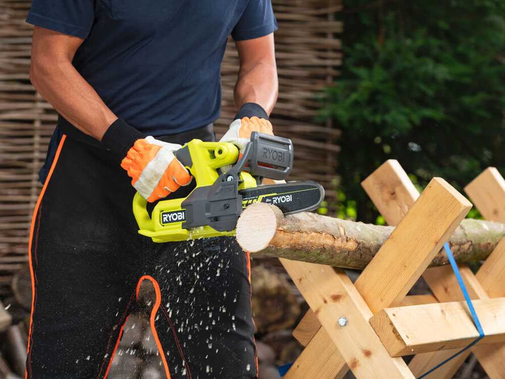Chain Saw Ryobi Battery Operated Saw RYOBI 18V ONE+ 15cm Cordless