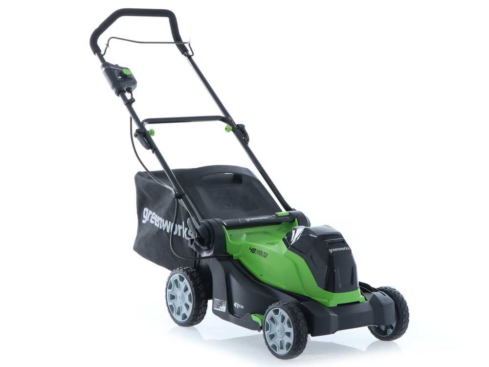 Greenworks 48v 41cm shop cordless lawnmower