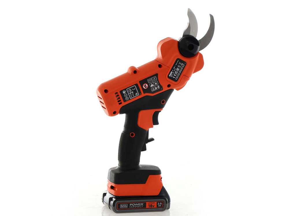 Electric pruning shears best sale black & decker