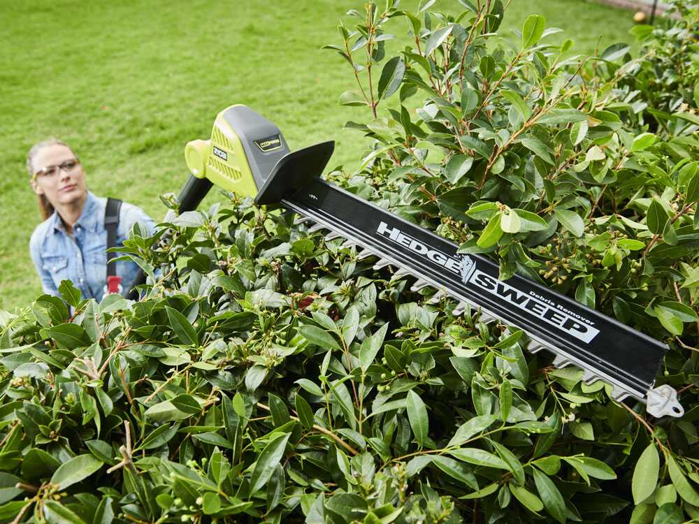 Cordless Battery Ryobi Pole Hedge Trimmer 40v Ryobi RY40640VNM 40V