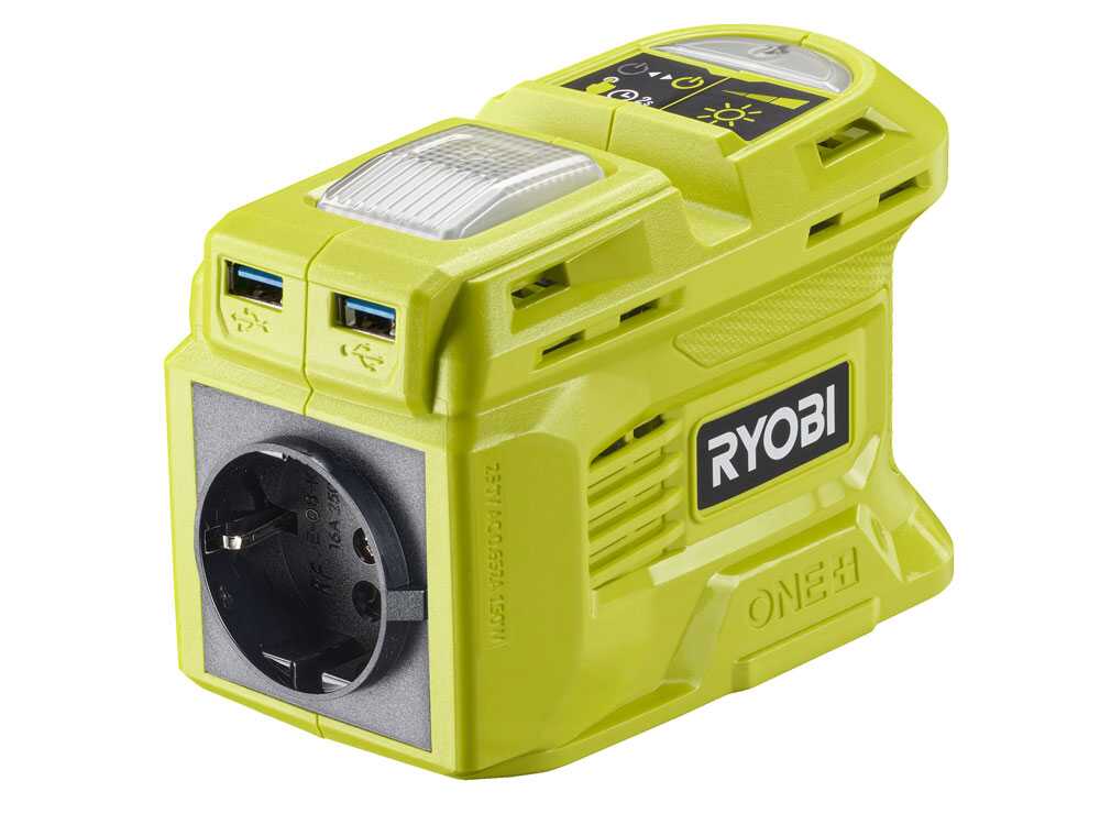 Ryobi RY18BI150B-0 Inverter 18V Power 150 W Battery charger function  NO BATTERY