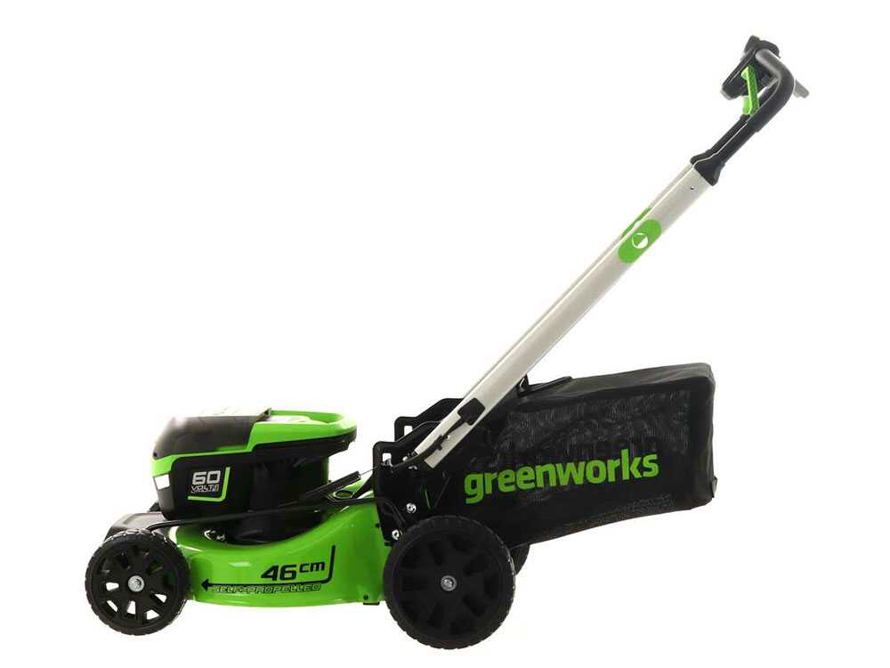 Greenworks GD60LM46SPK4 Battery-powered lawnmower best deal on