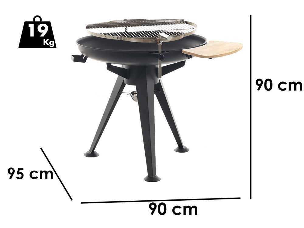 Royal Food BBQ2 Charcoal Barbecue best deal on AgriEuro