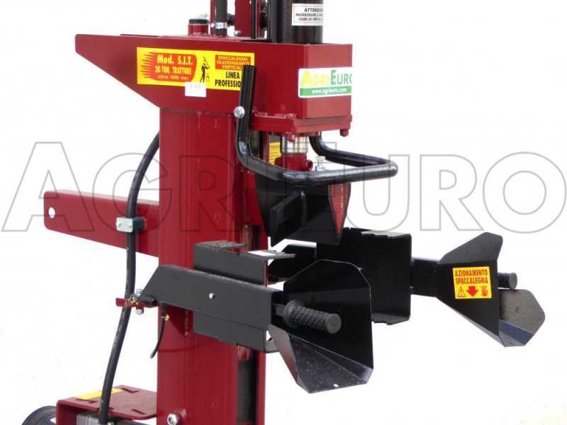 AgriEuro SIT 20 Tons Tractor-mounted Vertical Log Splitter - 1000 mm Piston Stroke