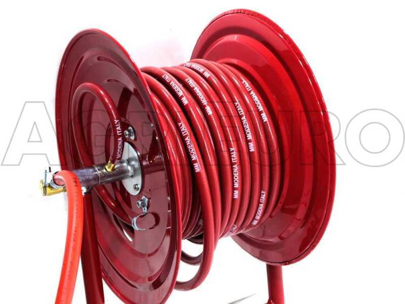 Hose reel with 25 mt hose - 50 bar