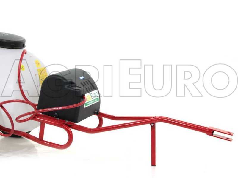 Towing drawbar suitable for AgriEuro electric wheelbarrow sprayer pump