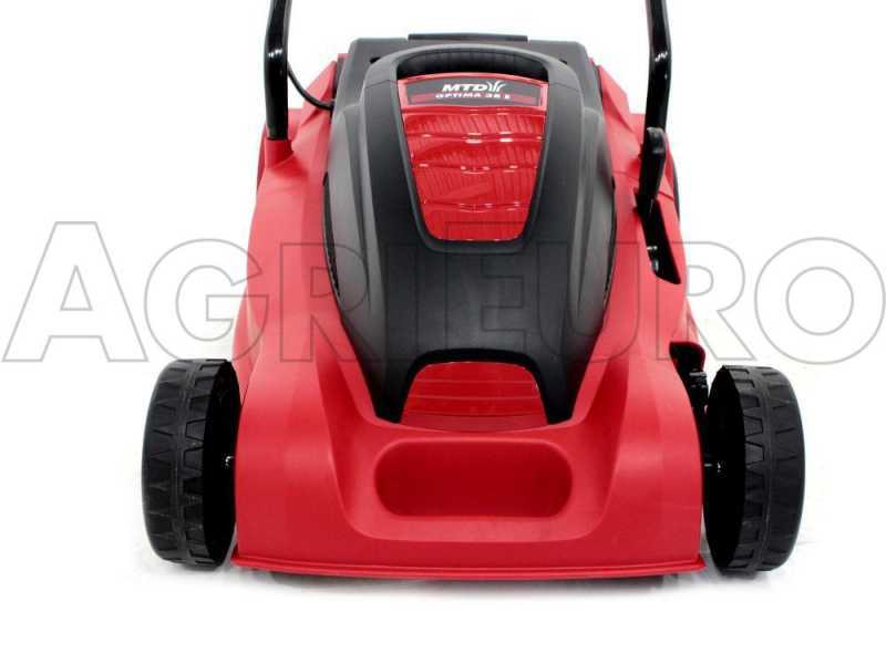 MTD Optima 38 E 1600W Electric Lawn Mower - 38 cm Cutting Width - 1600W Motor