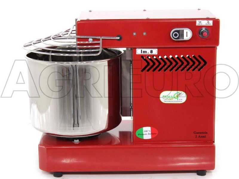 Famag IM 8/230 10 Speed Red - Spiral Mixer 8 Kg