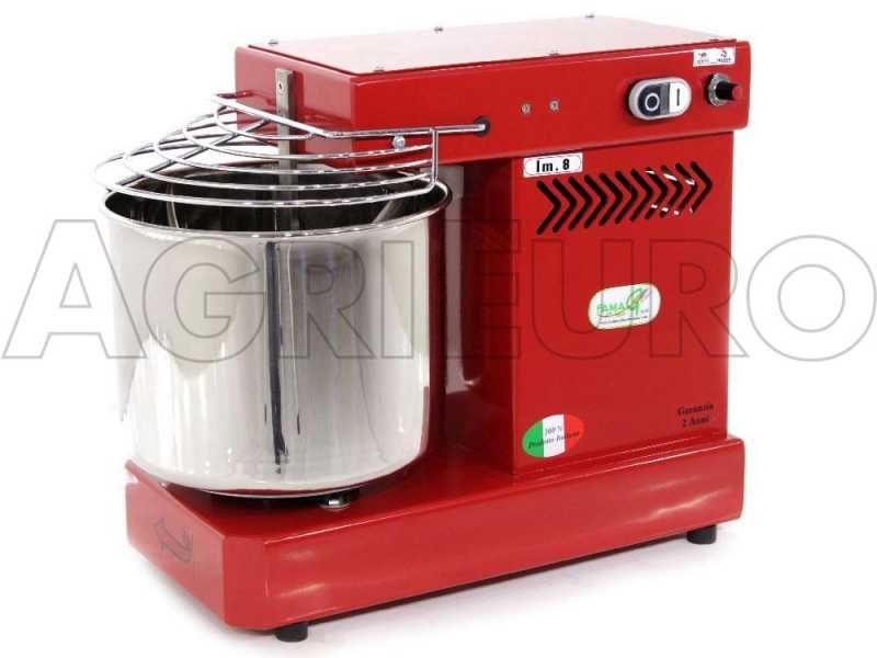 Famag IM 8/230 10 Speed Red - Spiral Mixer 8 Kg