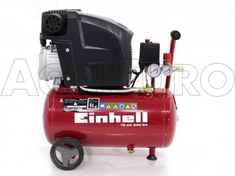 Einhell TE-AC 230/24 - Wheeled Electric Air Compressor - 2 Hp Motor - 24L