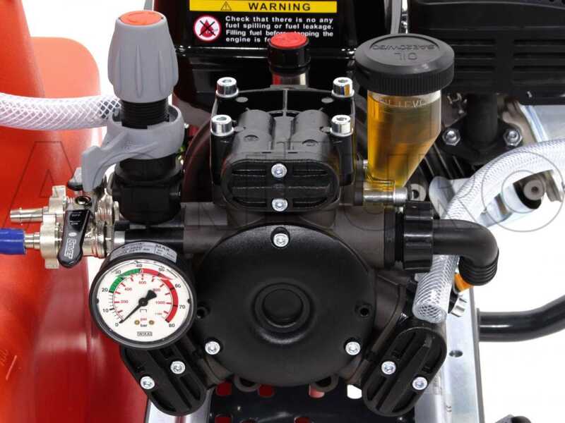 Comet APS 41 Sprayer Pump - Loncin - Dal Degan 150 L Tank Trollwy Kit