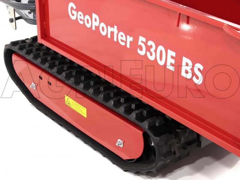 GeoTech Pro GeoPorter 530E BS CR950 Tracked Power Barrow with Extendable Barrow - 500 kg Capacity