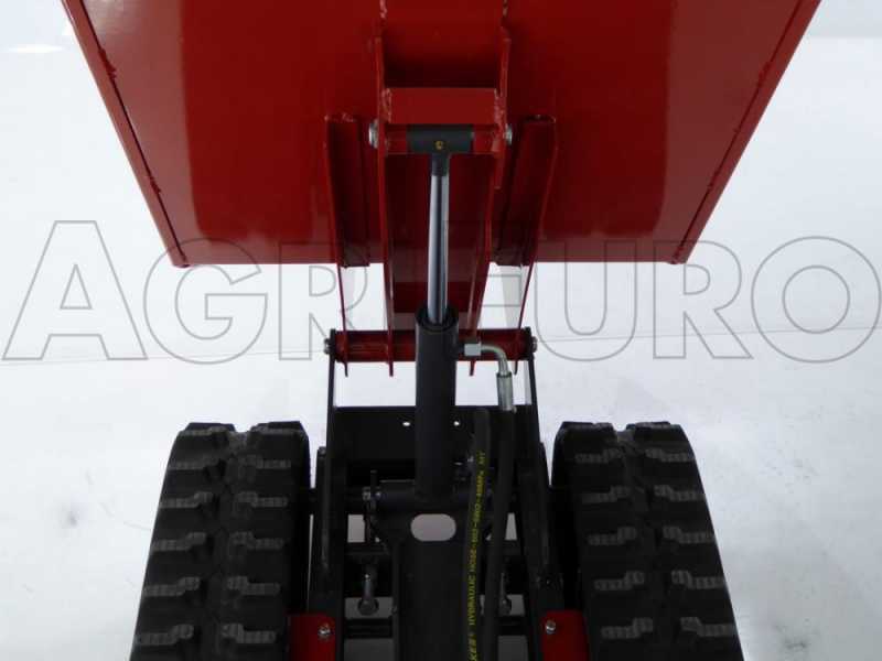 GeoTech GeoPorter 530E BS Hydro Motor Wheelbarrow - 10 HP - Hydraulic dumper skip - 500 Kg loading capacity