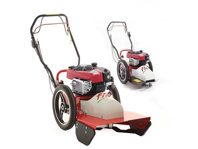FLO Speed 6BS B S 675EX Petrol Rough Cut Mower wheeled strimmer brush cutter