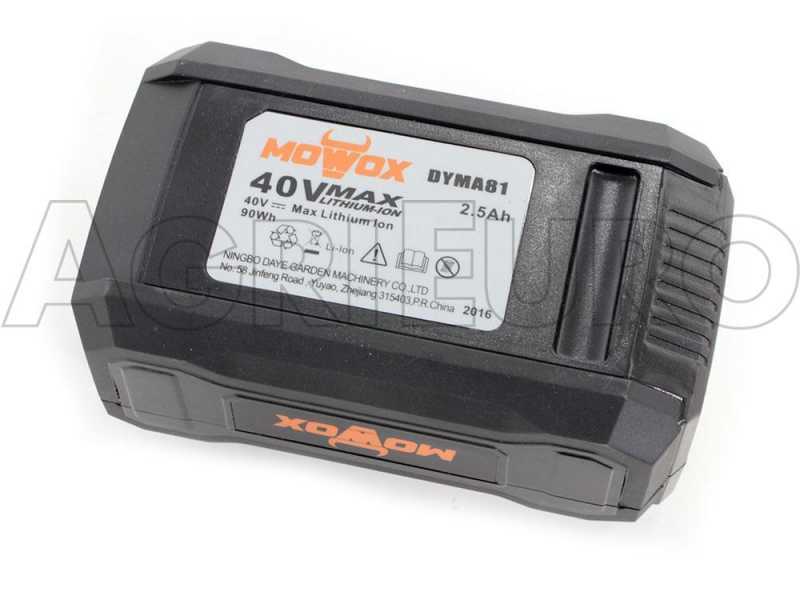 MOWOX EM 3840 PLi Battery-powered Lawn Mower - 2.5 Ah Battery - 38 cm Cutting Width
