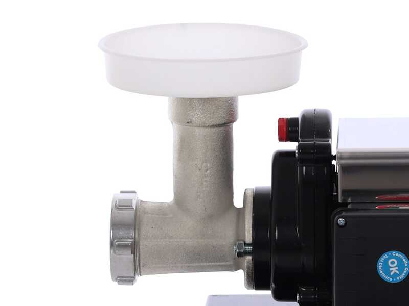 Reber 9502NSP INOX meat grinder - meat mincer - 400 W heavy-duty induction electric motor