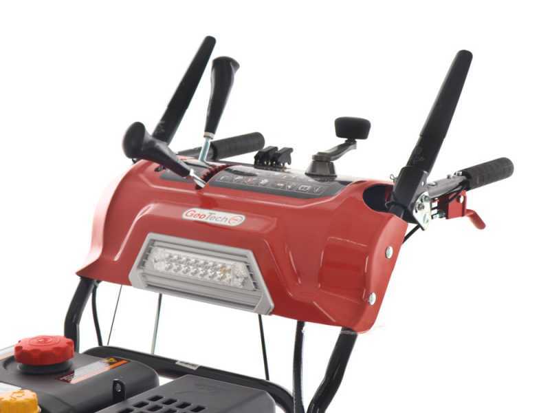 GeoTech-Pro STP1176 WEL - Petrol Snowplough - Loncin LC180FDS
