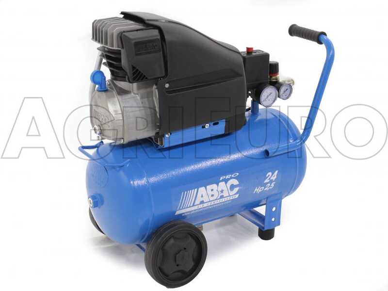 ABAC POLE POSITION PRO L25P - Single-Phase Electric Air Compressor - Motor 2.5 HP - 24 litres