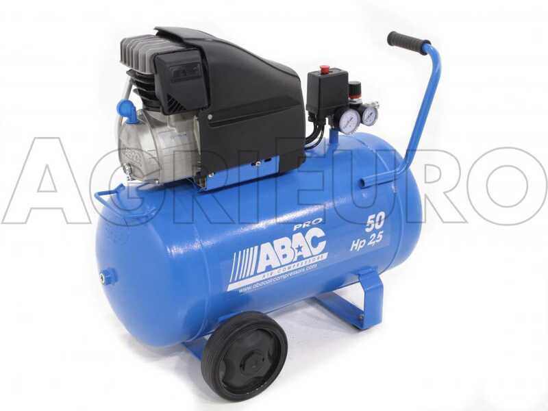 ABAC MONTECARLO L25P - Single-phase electric air compressor - Motor 2.5 HP - 50 lt