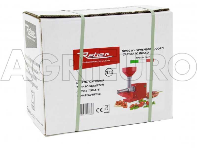 Reber 10902N - Multi-tool Tomato Press - 250 W Low Consumption Motor