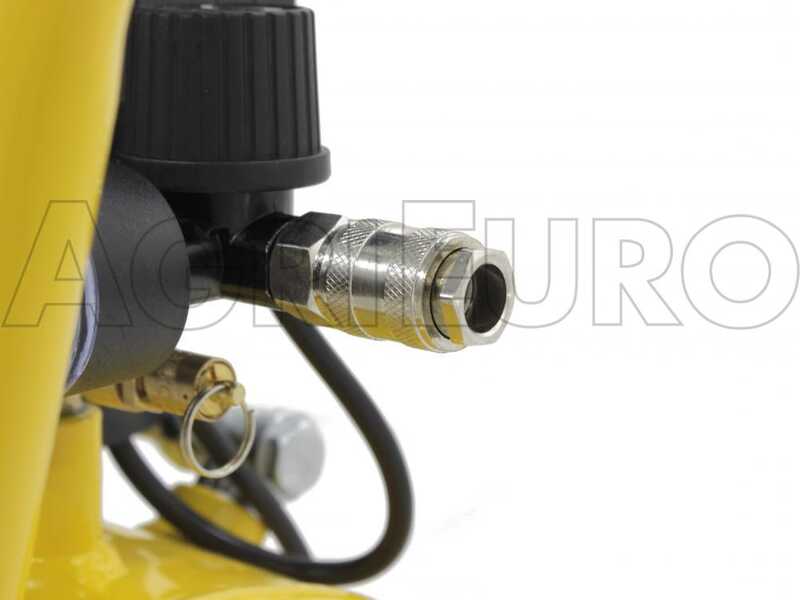 ABAC Pole Position B15 - Wheeled Electric Air Compressor - 1.5 Hp Motor - 24 L Oilless
