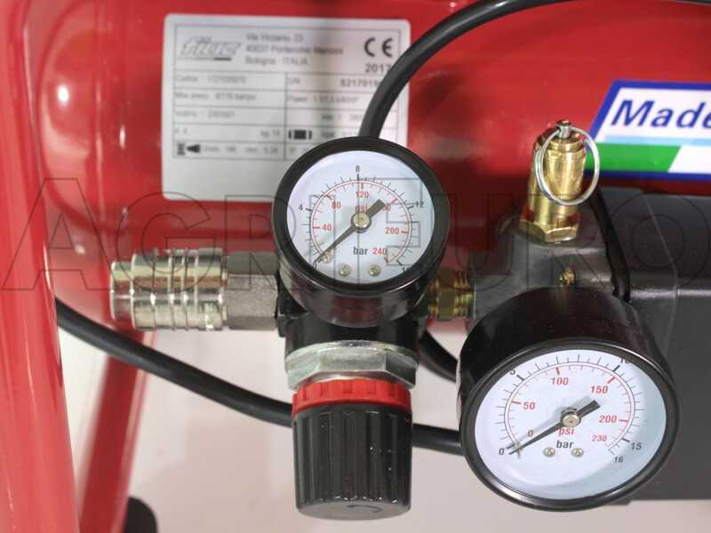 FIAC AIR 6/F-201- Single-phase, oil-less, portable electric air compressor - 1.5 HP motor - 6 lt.