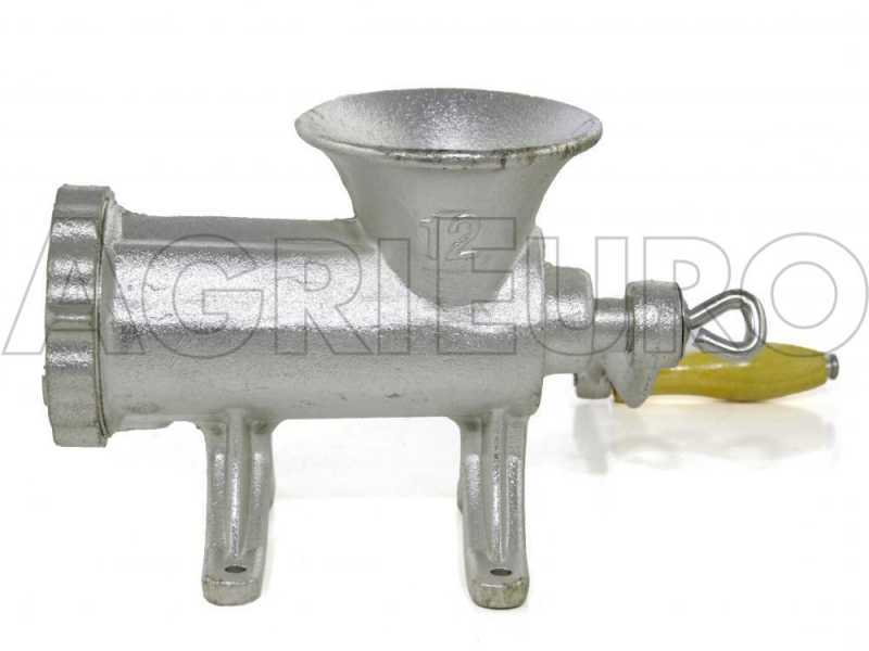 Reber 8682N n&deg;12 Hand crank manual Meat Grinder - Food-safe cast iron tabletop meat mincer