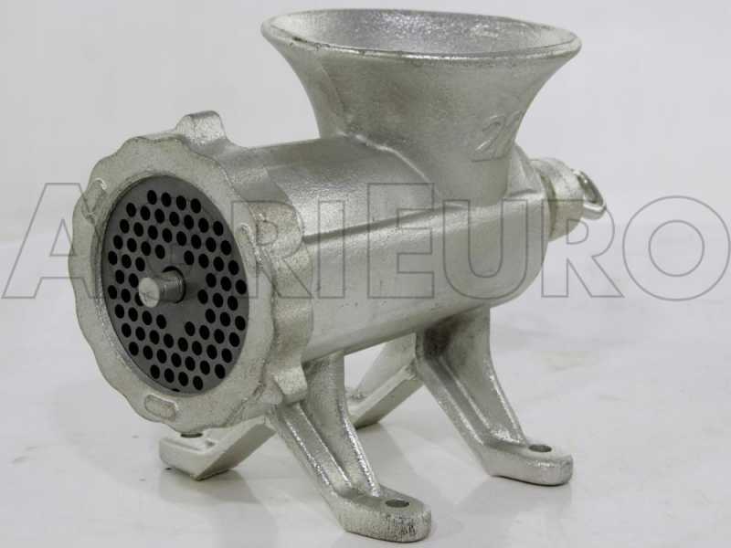 Large hand outlet crank meat grinder