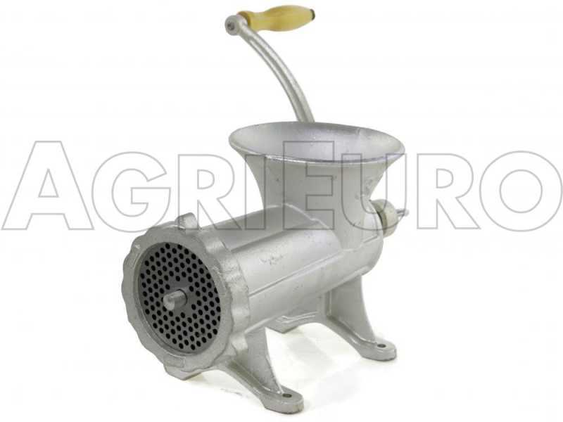 Reber 8684N n&deg;32 Hand crank manual Meat Grinder - Food-safe cast iron tabletop meat mincer