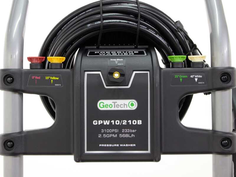 GeoTech GPW 10/210 B Petrol Pressure Washer - 208cc 7 HP Petrol Engine - 233 bar