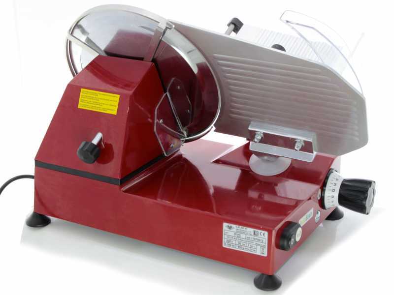 AgriEuro MS 275 Red Deluxe Meat Slicer - 275mm blade - 180W electric motor
