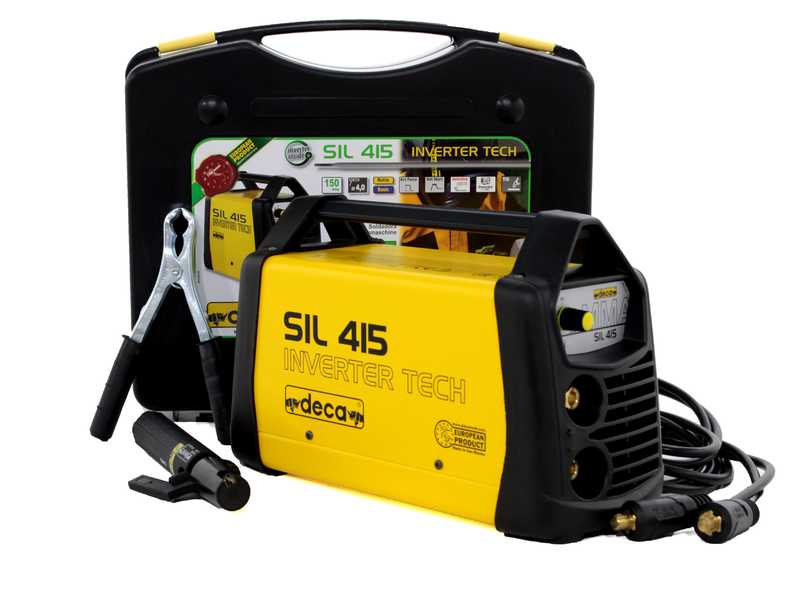 Deca SIL 415 Inverter Welding Machine - 150 Max Amp - 230V power supply - tool kit