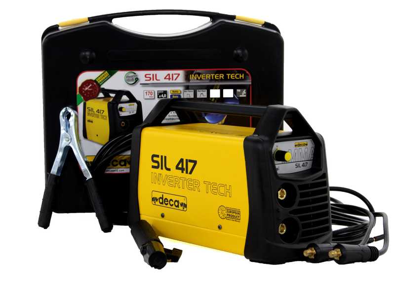 Deca SIL 417 Inverter Welding Machine - 170 Max Amp - 230V power supply - tool kit